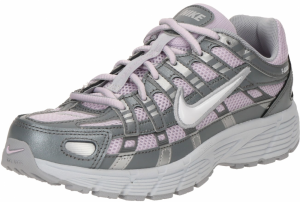 Nike Sportswear Tenisky 'P-6000'  sivá / ružová / biela
