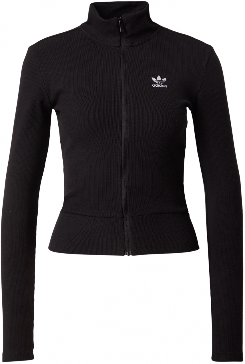 ADIDAS ORIGINALS Kardigán 'ESS'  čierna / biela
