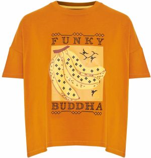 Funky Buddha Tričko  zlatá žltá / tmavožltá / čierna