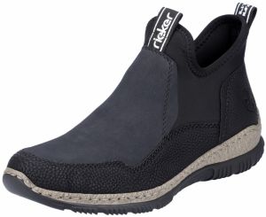 Rieker Slip-on obuv  čierna