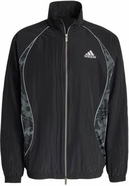 ADIDAS ORIGINALS Prechodná bunda 'Adilenium Season 4 Teamgeist'  sivá / čierna