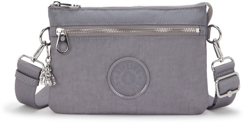 KIPLING Taška cez rameno 'Riri'  sivá