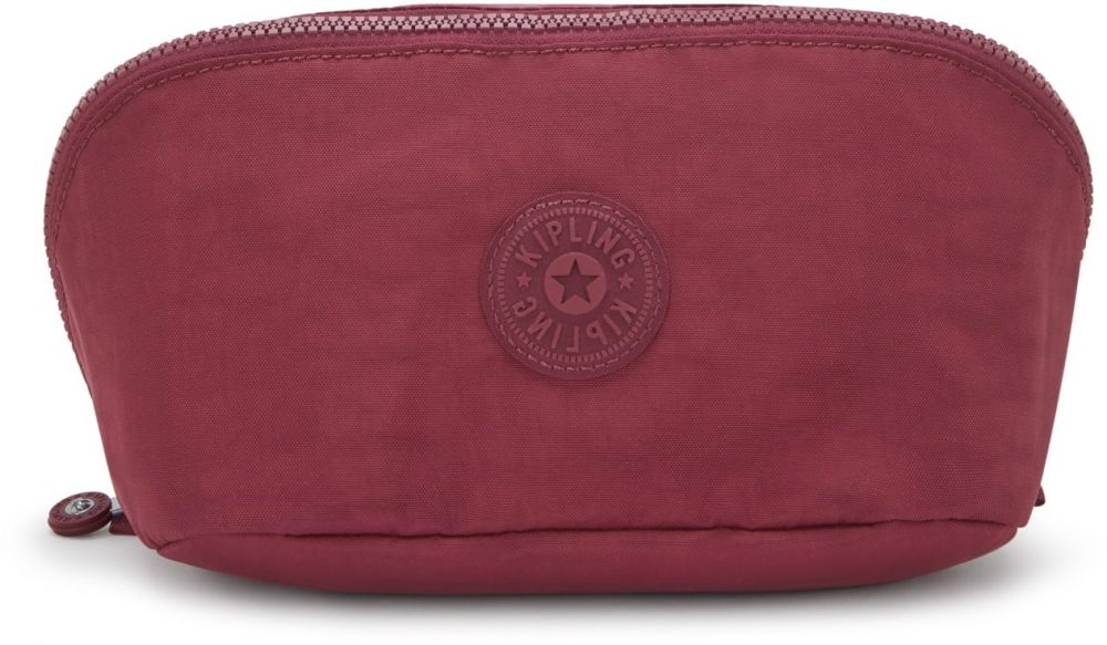 KIPLING Toaletná taška 'Mirko'  tmavočervená