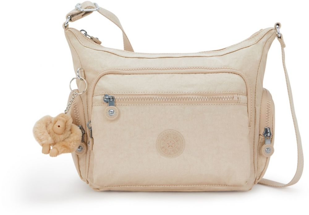 KIPLING Taška cez rameno 'Gabbie'  béžová