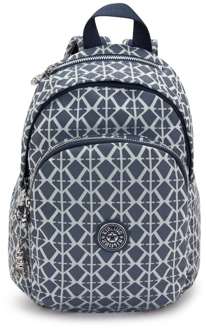 KIPLING Batoh 'Delia Mini'  námornícka modrá / biela