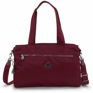 KIPLING Taška na notebook 'Elysia Work S'  tmavočervená