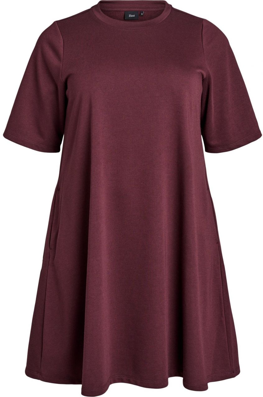 Zizzi Šaty 'EMALLY'  burgundská