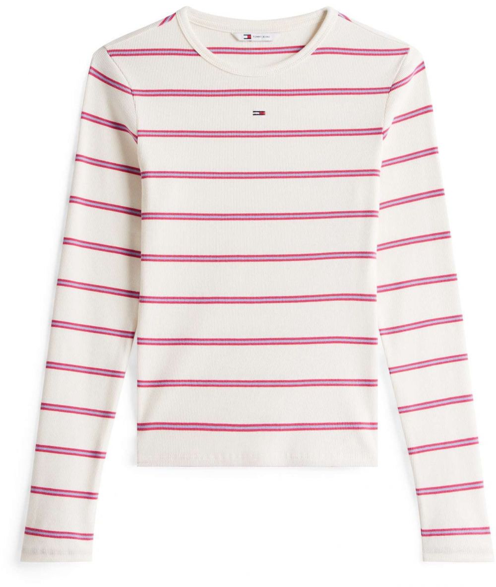 Tommy Jeans Tričko 'Essential'  svetlomodrá / červená / biela