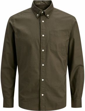 JACK & JONES Košeľa 'JPRBLUBrook'  olivová