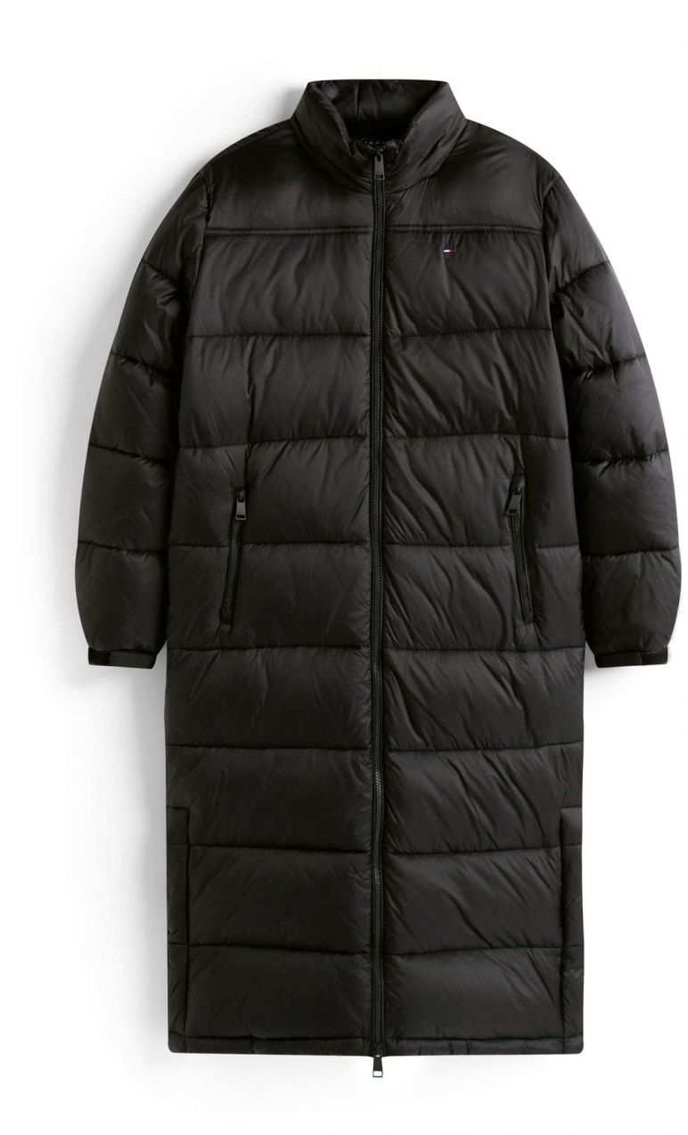 Tommy Jeans Zimný kabát  čierna