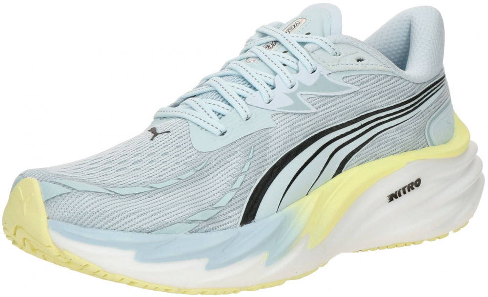 PUMA Bežecká obuv 'Velocity Nitro™ 4'  pastelovo modrá / svetložltá / čierna