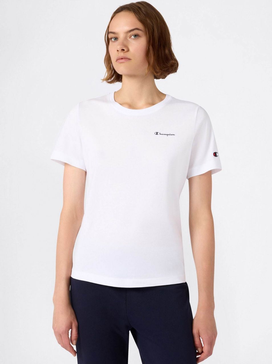 Champion Authentic Athletic Apparel Tričko  čierna / biela