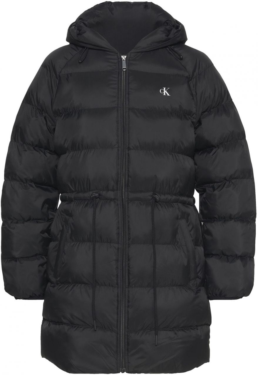 Calvin Klein Jeans Prechodný kabát  čierna