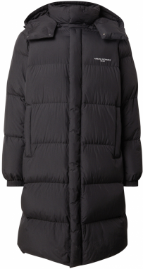 ARMANI EXCHANGE Zimný kabát  čierna / biela