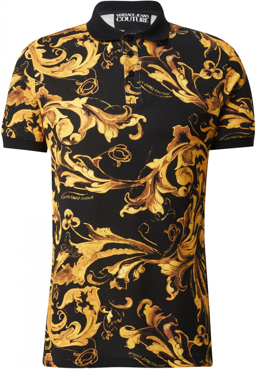 Versace Jeans Couture Tričko  žltá / zlatá žltá / čierna