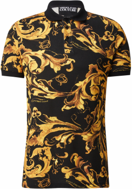 Versace Jeans Couture Tričko  žltá / zlatá žltá / čierna