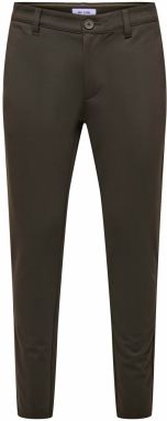 Only & Sons Chino nohavice 'ONSMARK'  tmavohnedá