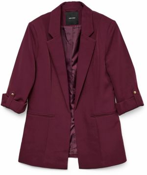 VERO MODA Blejzer 'VMGLORIA'  vínovo červená
