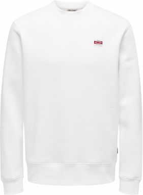 Only & Sons Mikina 'ONSDAWSON'  biela