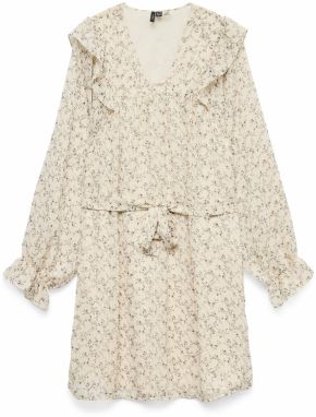 VERO MODA Šaty 'VMPETRA'  krémová / tmelová / tmavohnedá / sivá