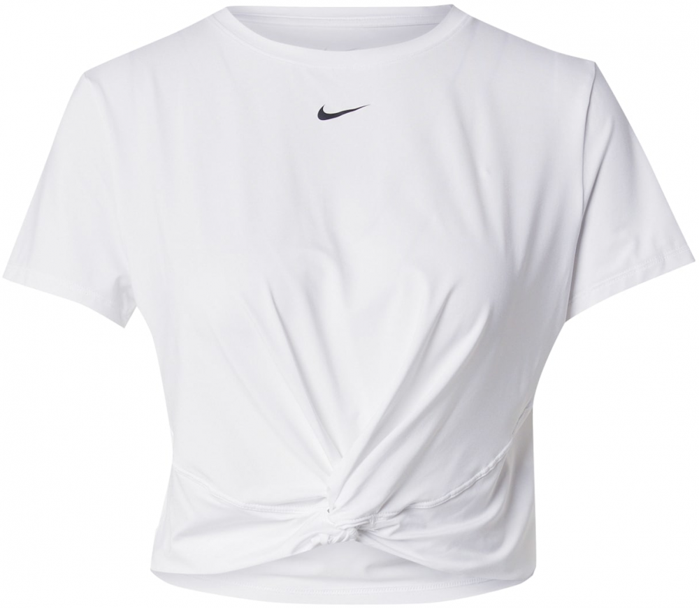 NIKE Funkčné tričko 'ONE CLSC'  čierna / biela