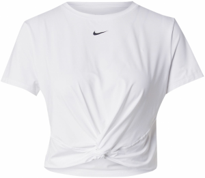 NIKE Funkčné tričko 'ONE CLSC'  čierna / biela