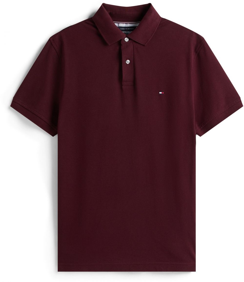 TOMMY HILFIGER Tričko 'Core 1985'  burgundská