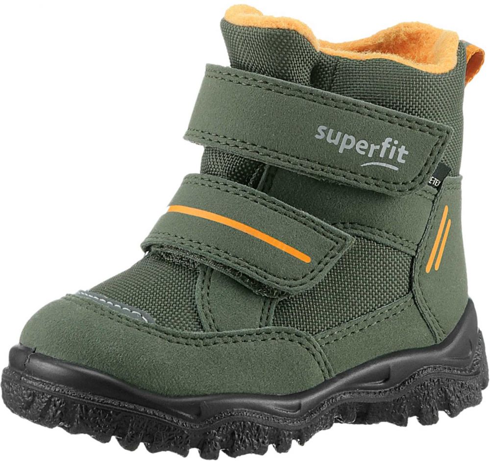 SUPERFIT Snehule ''HUSKY 1''  svetlosivá / kaki / oranžová
