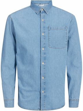 JACK & JONES Košeľa 'JJICreek'  modrá denim