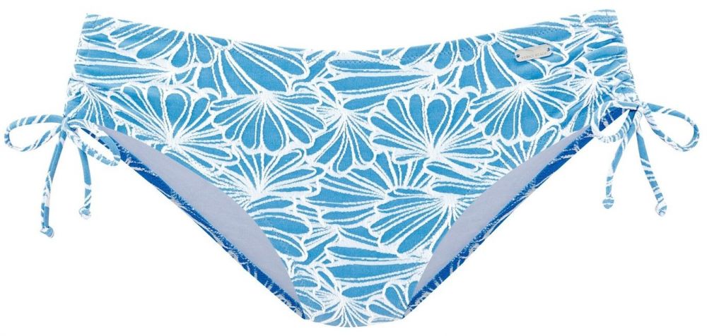 VENICE BEACH Bikinové nohavičky  modrá / biela