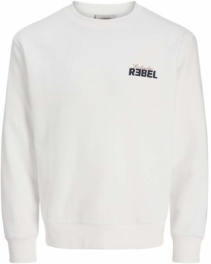 JJ Rebel Mikina 'JREBJIM'  čierna / biela