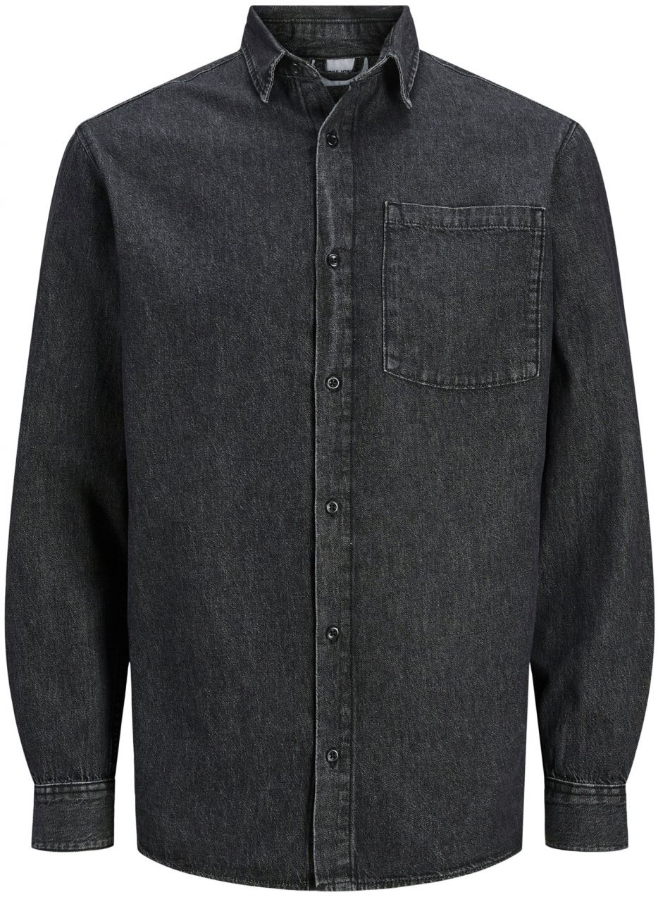 JACK & JONES Košeľa 'JJICreek'  čierny denim
