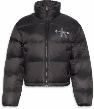 Calvin Klein Jeans Prechodná bunda  čadičová / čierna / biela