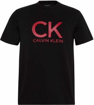 Calvin Klein Jeans Tričko  červená / čierna