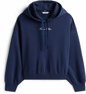 TOMMY HILFIGER Mikina 'CLASSIC'  námornícka modrá / biela