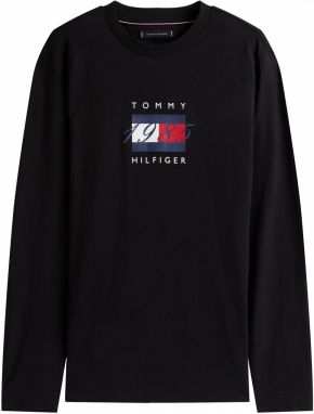 TOMMY HILFIGER Tričko  námornícka modrá / červená / čierna / biela
