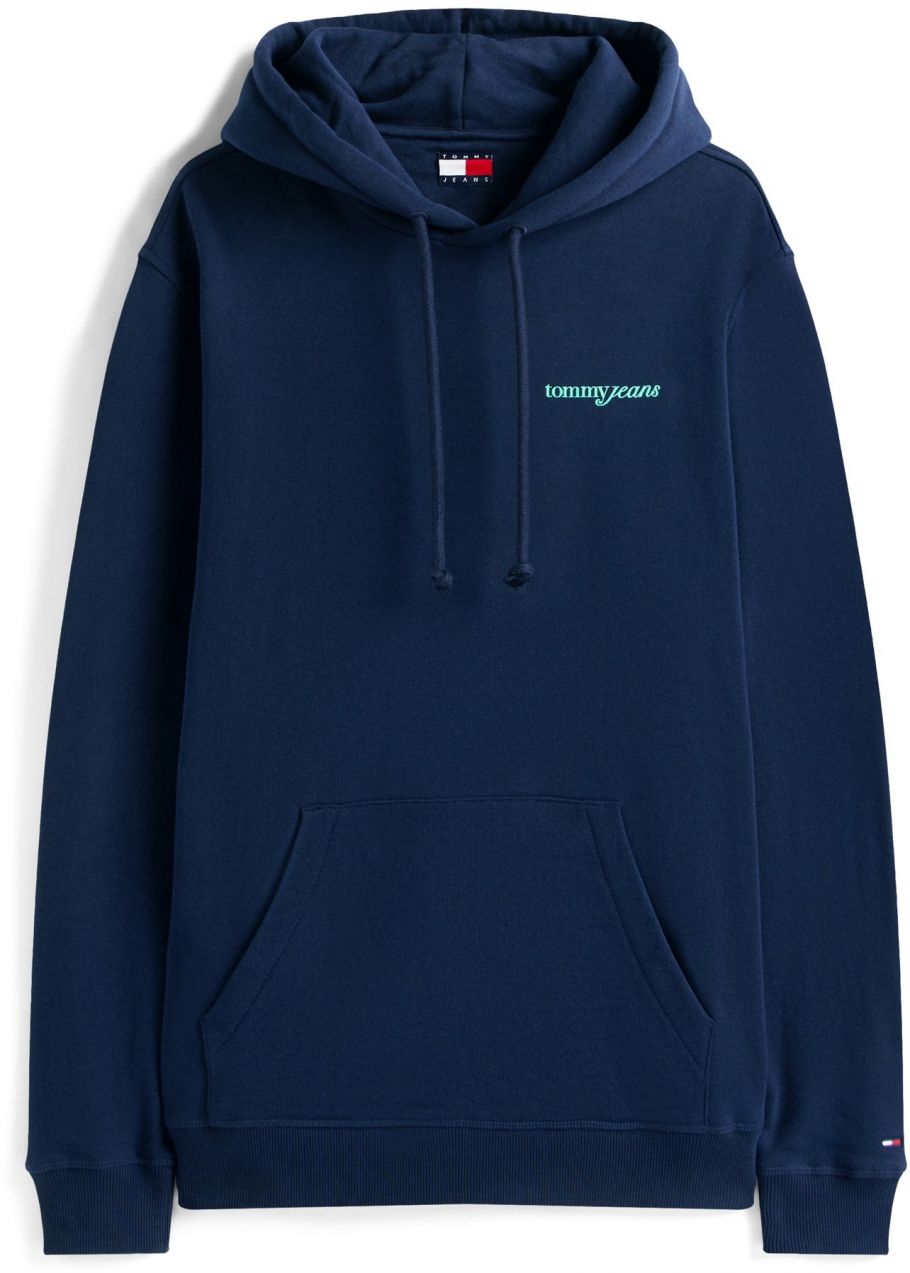 Tommy Jeans Mikina  námornícka modrá / tyrkysová / levanduľová / čierna