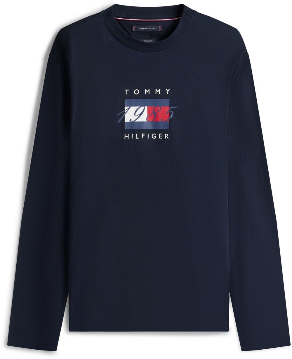 TOMMY HILFIGER Tričko  námornícka modrá / červená / biela