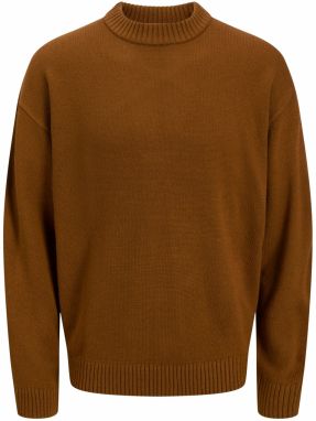 JACK & JONES Sveter 'JJEURBAN'  karamelová
