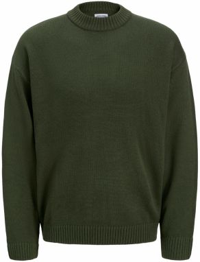 JACK & JONES Sveter 'JJEURBAN'  tmavozelená