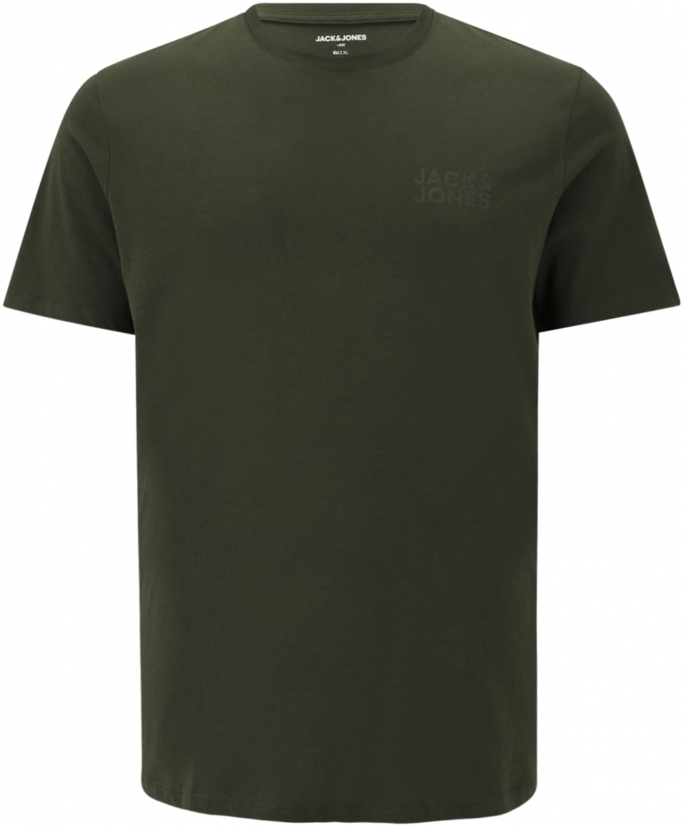 Jack & Jones Plus Tričko 'JJECorp'  zelená