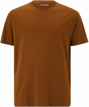 Jack & Jones Plus Tričko 'JJEBRADLEY'  koňaková