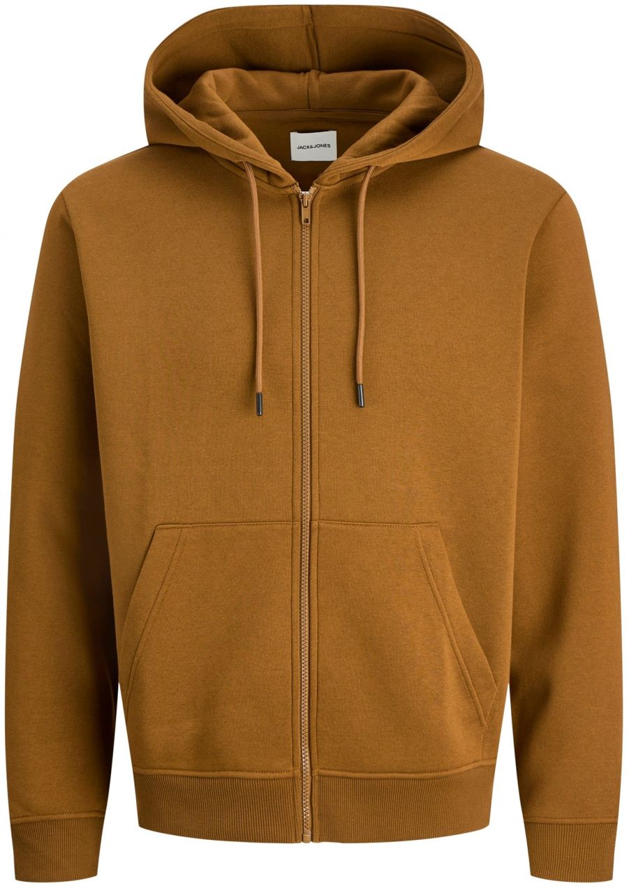 JACK & JONES Tepláková bunda 'JJBradley'  karamelová