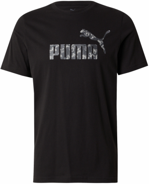 PUMA Funkčné tričko 'ESS'  sivá / antracitová / čierna