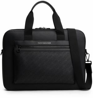 TOMMY HILFIGER Taška na notebook  čierna
