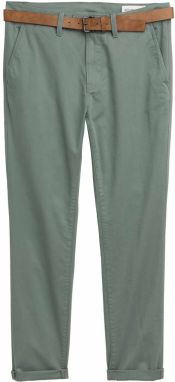 TOM TAILOR DENIM Chino nohavice  zelená