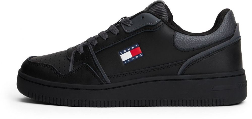 Tommy Jeans Nízke tenisky 'Heritage'  námornícka modrá / jasne červená / čierna / biela