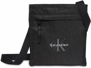 Calvin Klein Taška cez rameno  tmavosivá / čierna / biela