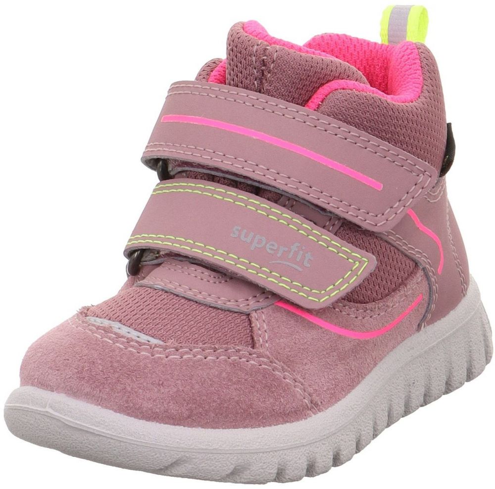 SUPERFIT Čižmy 'SPORT7 MINI'  slivková / ružová