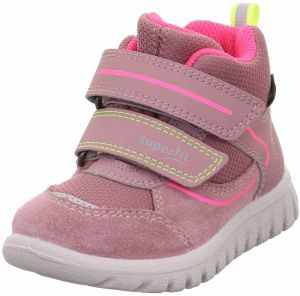 SUPERFIT Čižmy 'SPORT7 MINI'  slivková / ružová